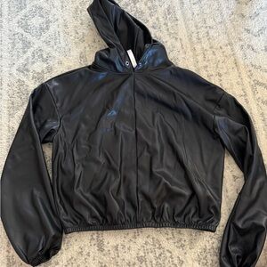 Women's Black Hooded Jacket